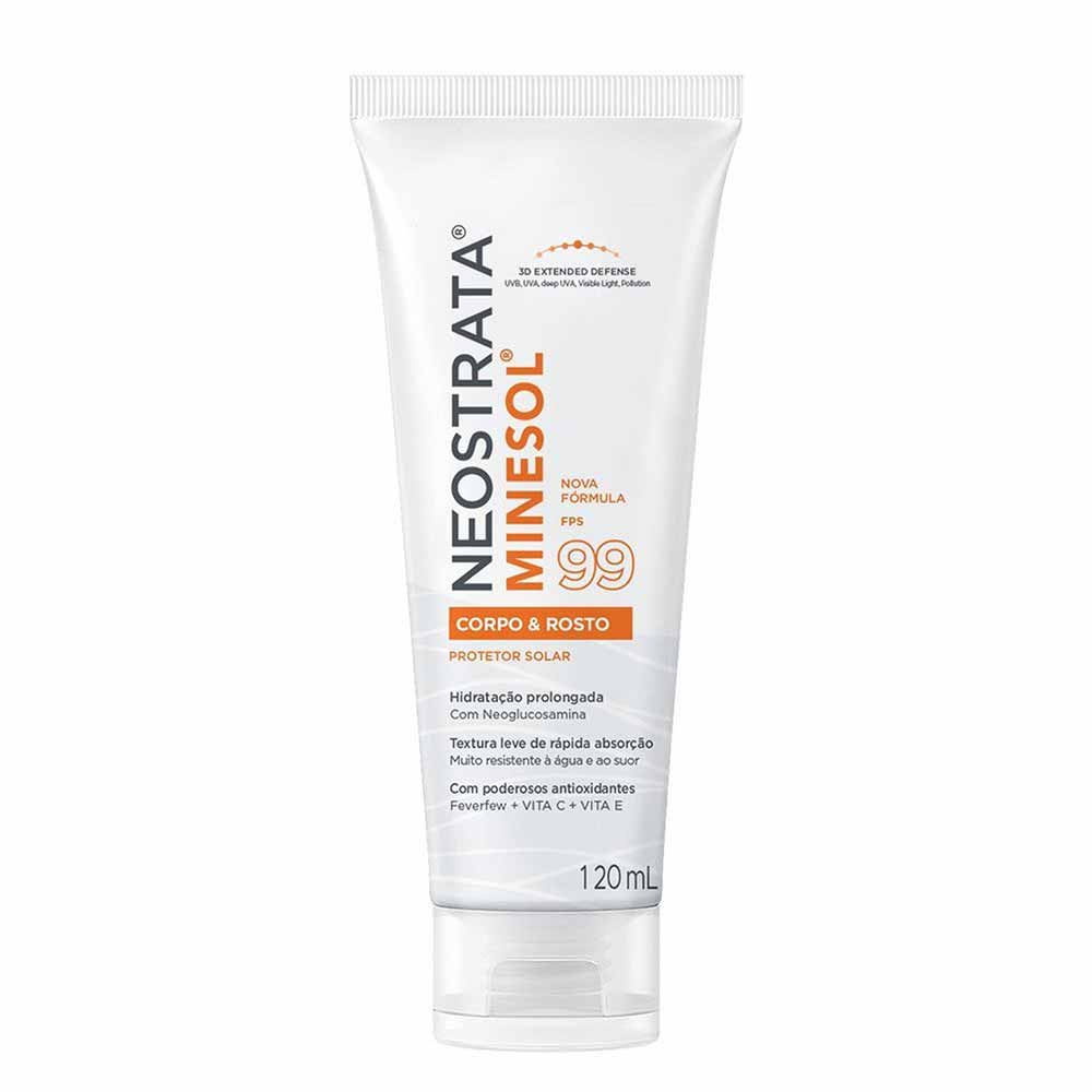 Protetor Solar Neostrata Minesol Corpo & Rosto Fluido Hidratante Antioxidante FPS99 — 120ml