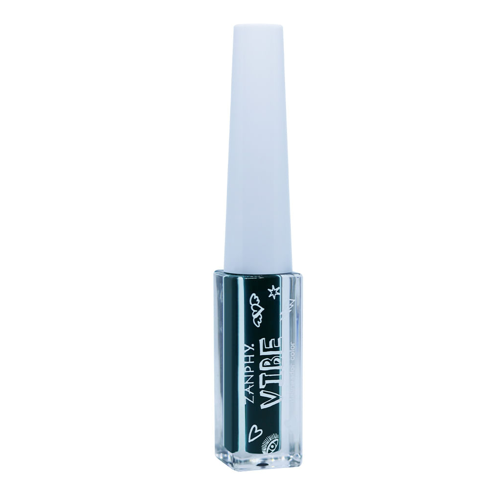 Delineador Líquido Zanphy Color Vibe — Verde