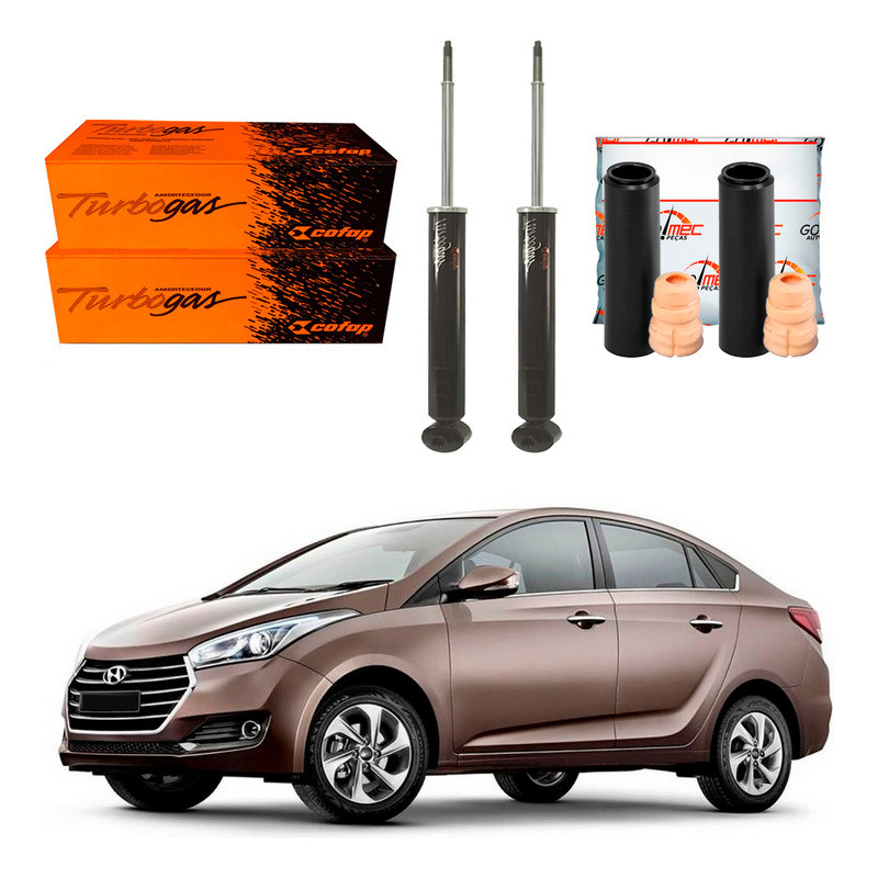 Kit Amortecedor Traseiro, Hb20s 1.0 1.6 2016 A 2019