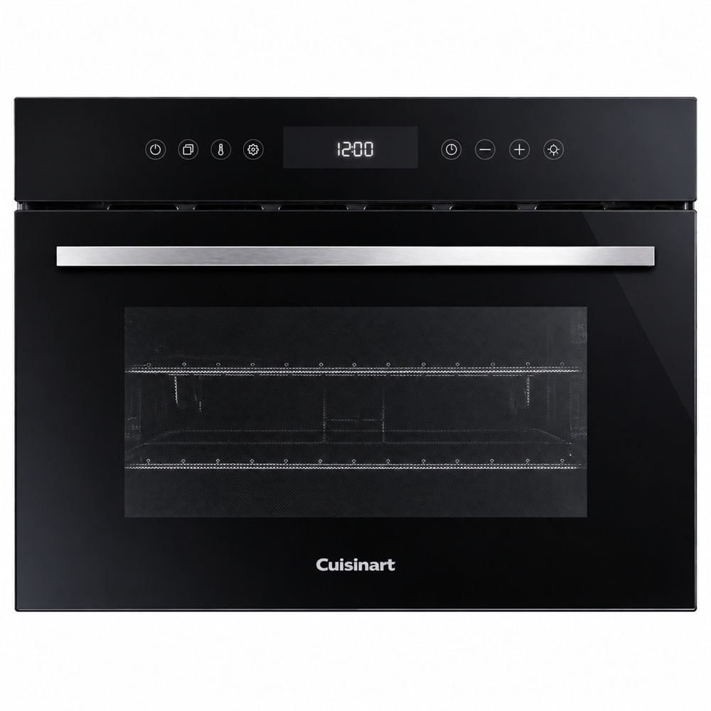 FORNO MICROONDAS CUISINART ARKTON 60CM COM 8 FUNÇÕES 38L EM AÇO INOX E VIDRO PRETO 220V 4092740306