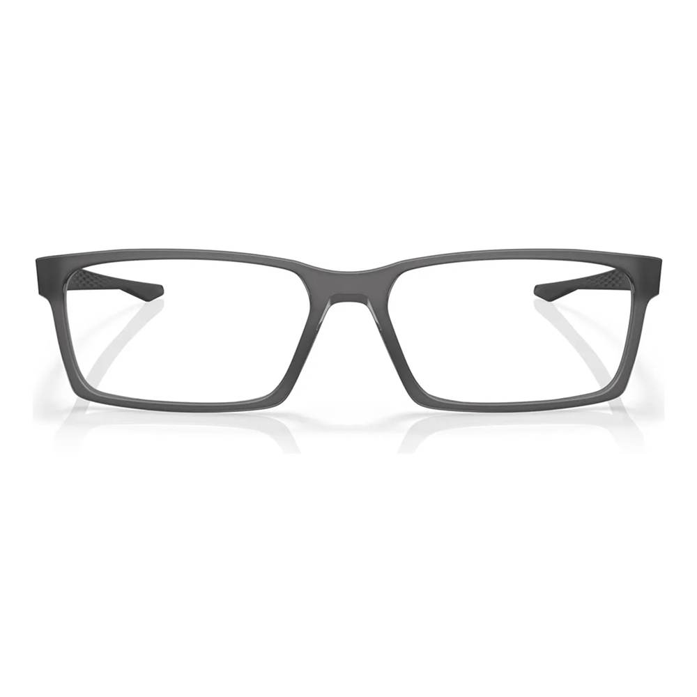 Armação de Óculos de Grau Oakley OX8060 Masculino Retangular Acetato Cinza Armação de Óculos de Grau Oakley OX8060 Masculino Retangular Acetato Cin