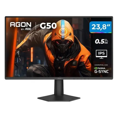 Foto 2 de Monitor Gamer AOC 23,8 Full HD 144Hz IPS HDMI