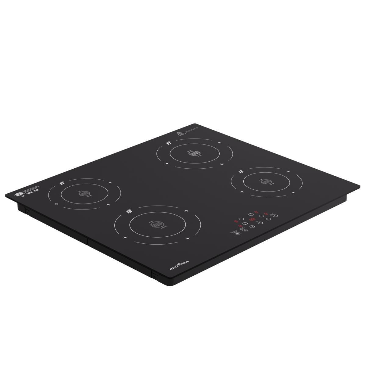 Foto 2 de Cooktop 4 Bocas de Indução Britânia BCTE40A 220
