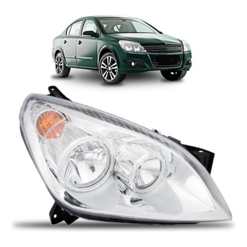 Foto 2 de Farol Vectra 2009 A 2012 Manual Cromado Aro Cromado