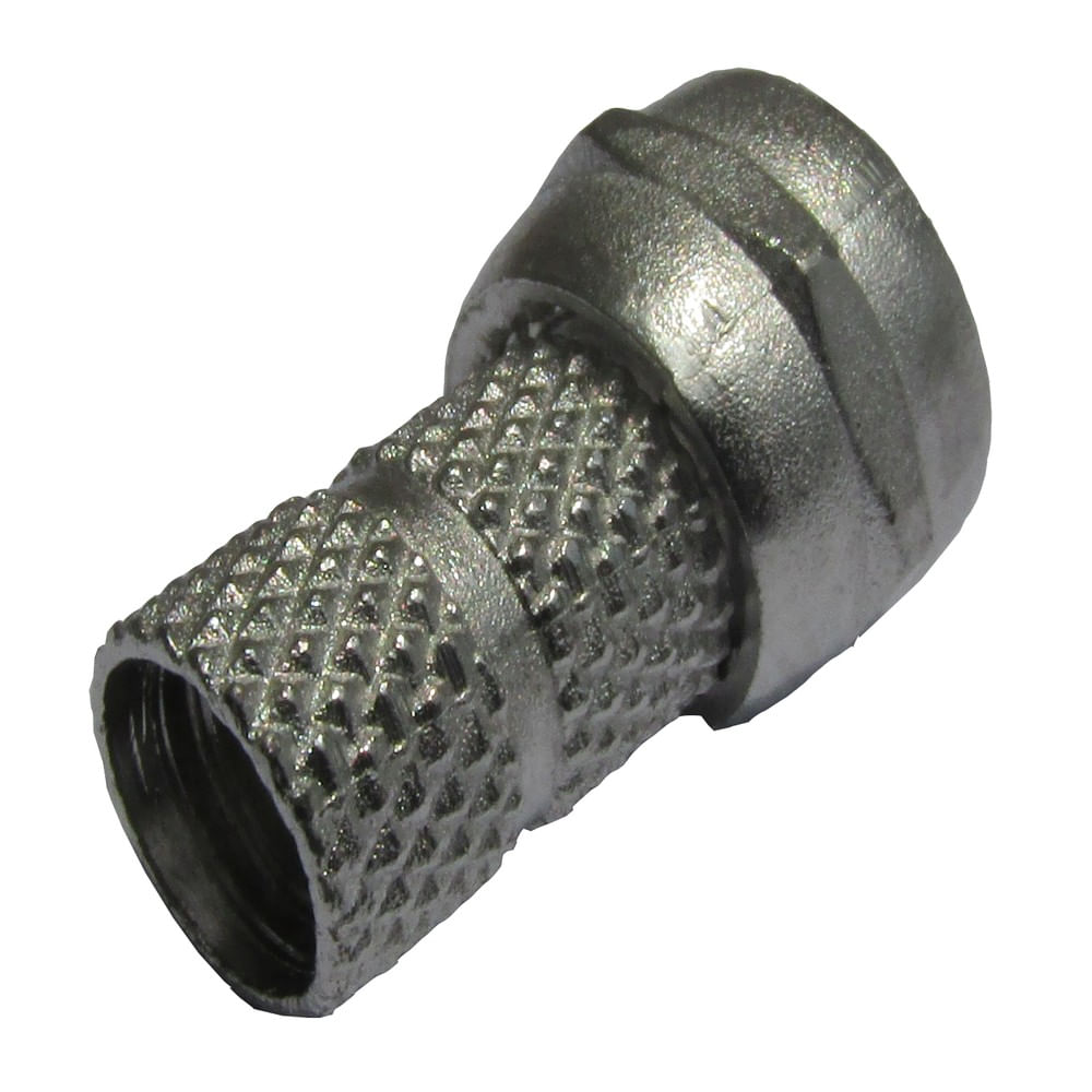 Conector Para Cabo Coaxial Com Rosca Rg 59 02 Peças Bricopack