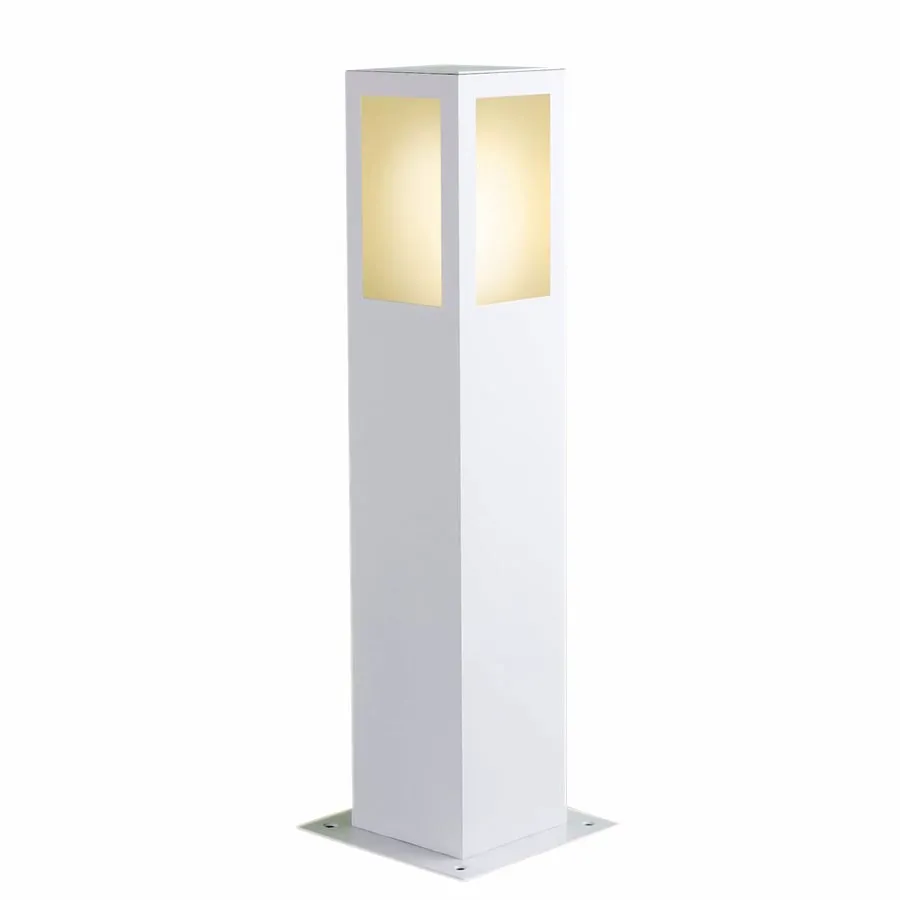 BALIZADOR BOLT QUADRADO 50CM - BRANCO IDEAL