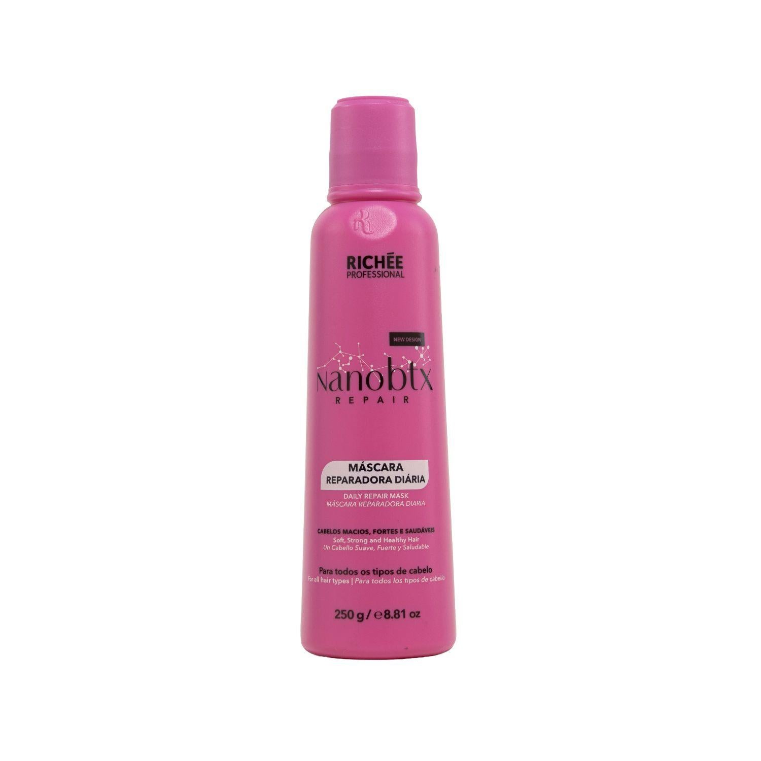Máscara Capilar Richée Professional Nano Btx Reparação Diário 250 g