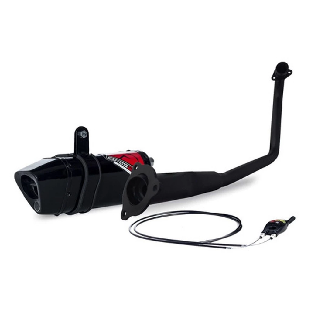 Escape / Ponteira Coyote TRS 2 Way + Mais JUNIOR 20cm em Alumínio - Biz 125 ano 2011 até 2024 - Honda