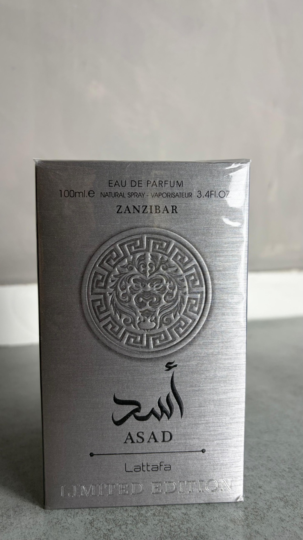 Perfume Lattafa Asad Zanzibar Eau de Parfum 100 ml — único, Novo