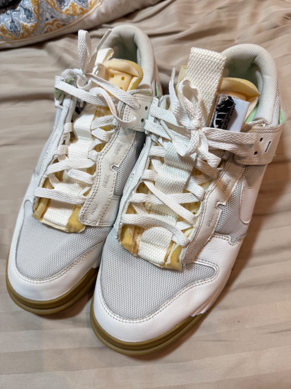 Nike Air Dunk Jumbo White Gum — 43, Usado
