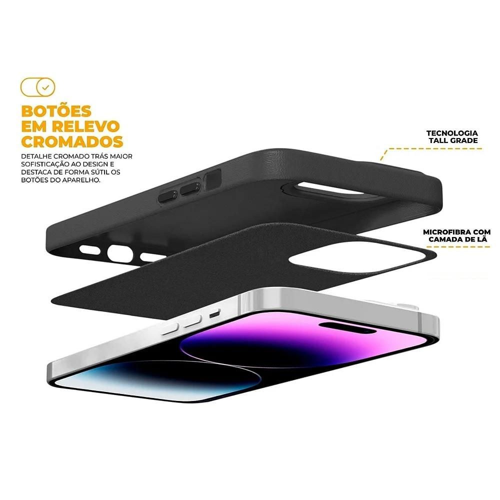 Foto 2 de Capa para iPhone 11 Pro Max - Couro Dual Preta - Gshield