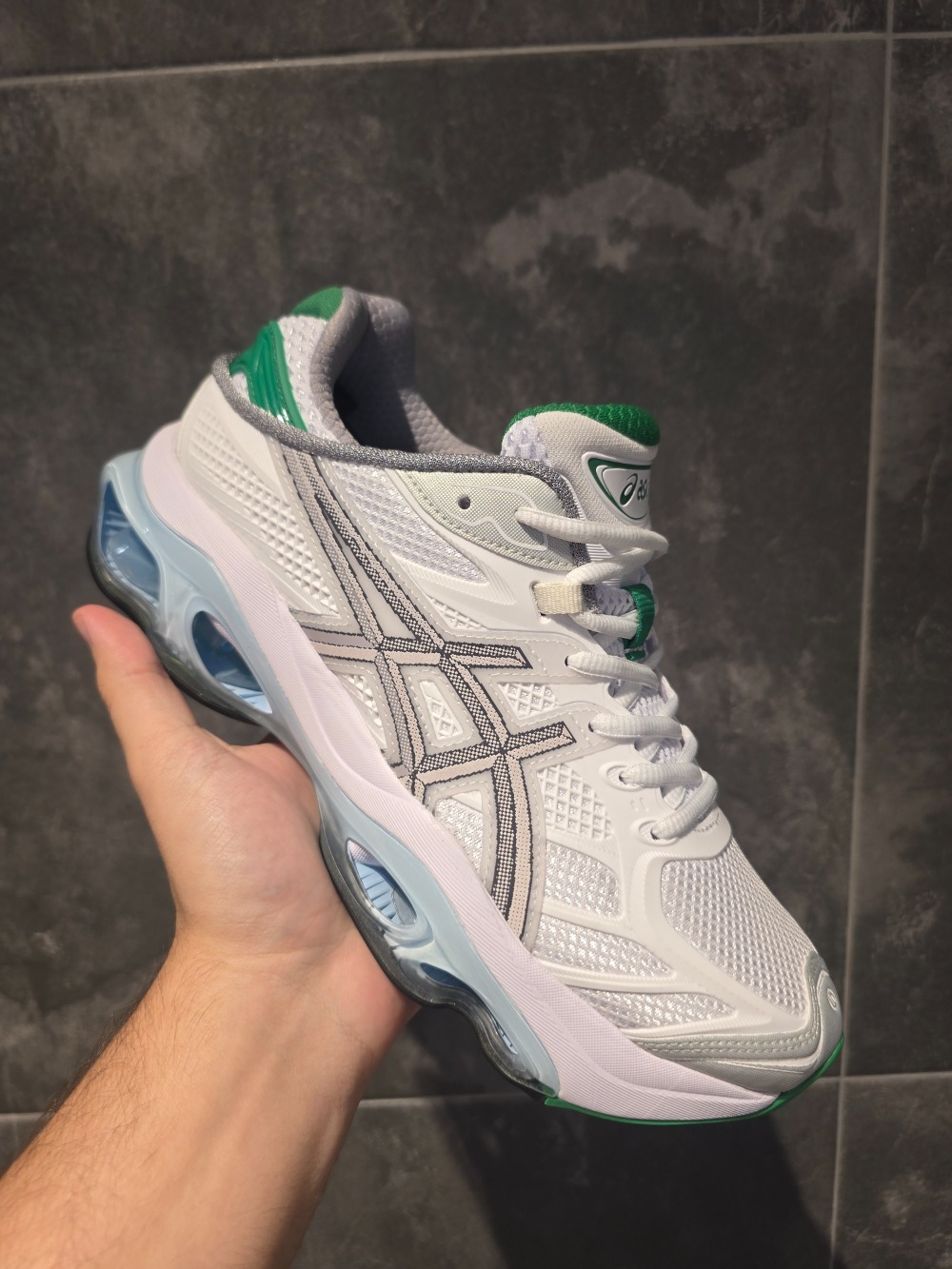 Hidden NY x Asics Gel-Kinetic 2.0 White Castlerock — 38 / 39 / 40 / 41 / 42 / 43, Novo