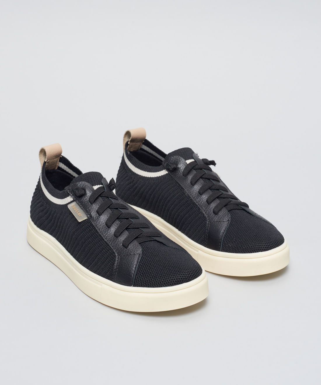 Foto 2 de Tenis Knit Mix - Preto — 33 - preto