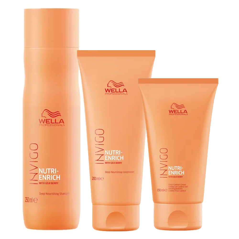 Wella Professionals Invigo Nutri-Enrich Kit - Shampoo + Condicionador + Creme — Kit