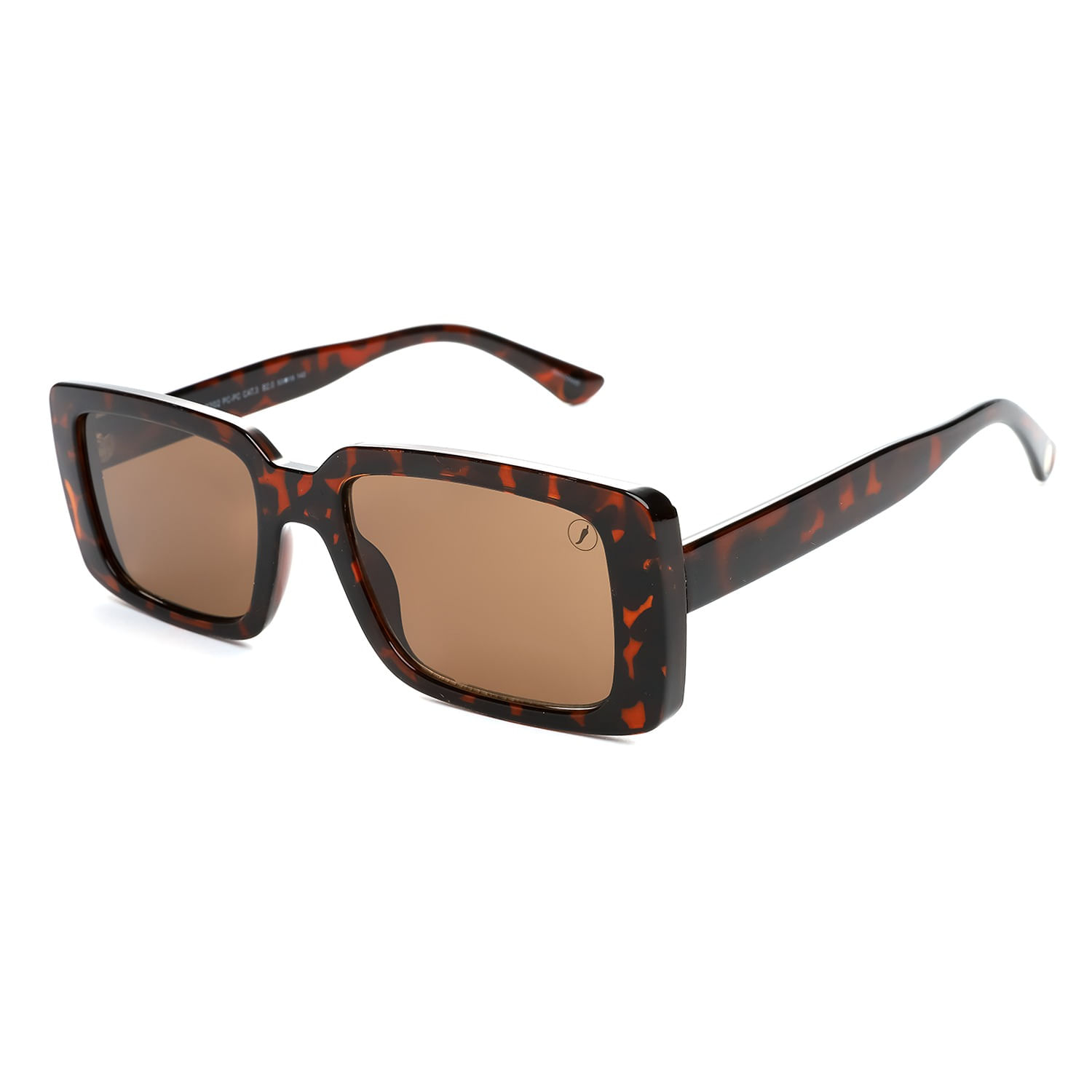 Óculos de Sol Feminino Chilli Beans Quadrado Marrom OC.CL.4592.0202