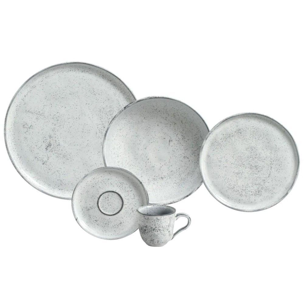 Aparelho de Jantar 20 Peças Bio Echo em Cerâmica Stoneware Porto Brasil