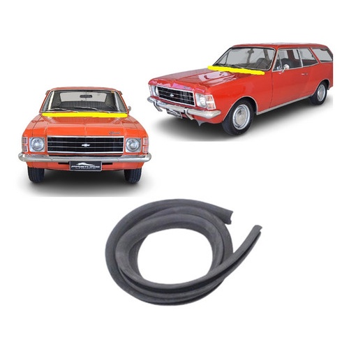 Borracha Capo Churrasqueira Opala E Caravan 1968 A 1992