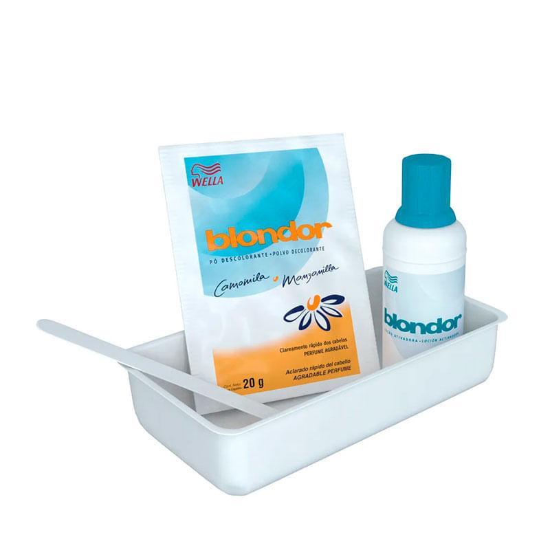 Foto 2 de Kit Blondor Clareador Camomila e Manzanilla 20g