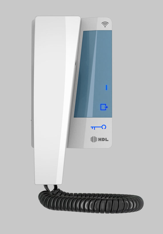 Interfone Coletivo Áudio Connect Wifi 2 Botões Branco Hdl