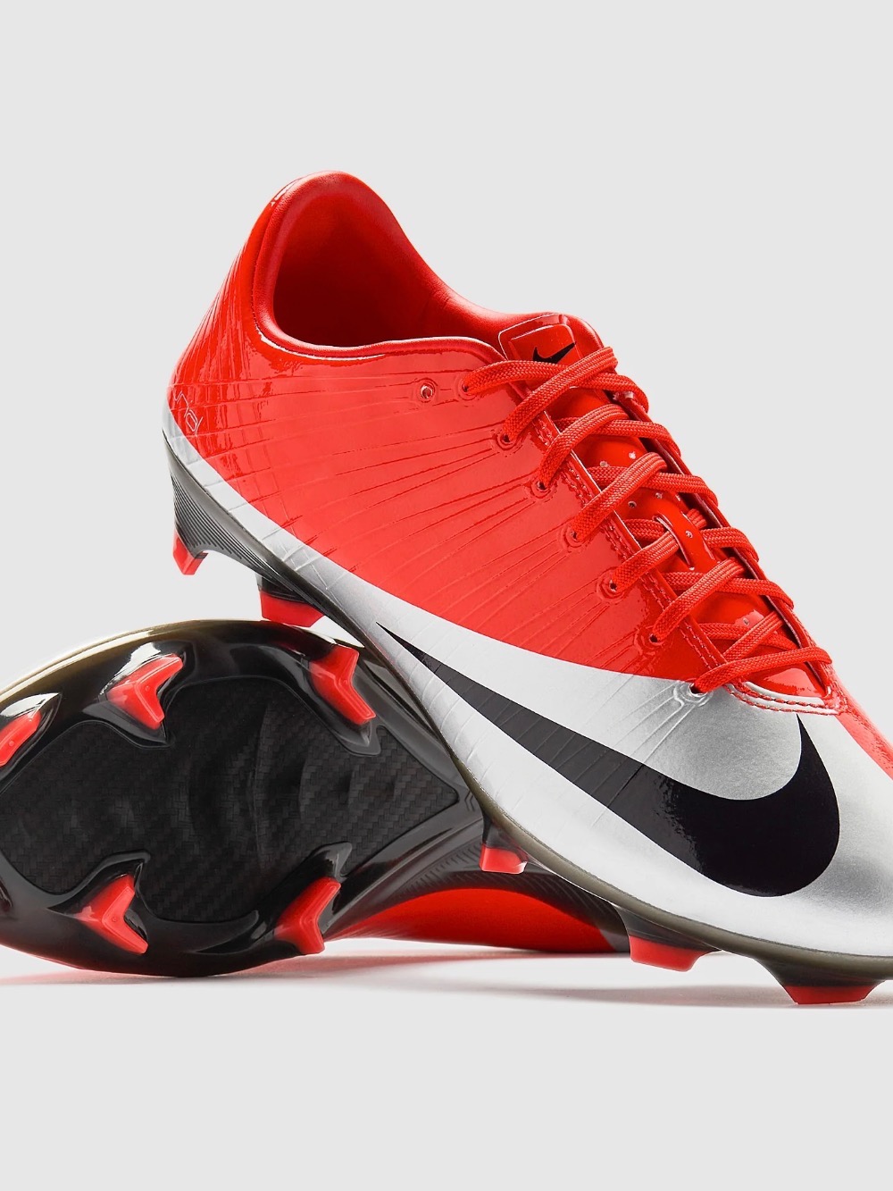 CR7 x Chuteira Nike Mercurial Vapor Superfly 1 Elite RGN Max Orange — 41, Novo
