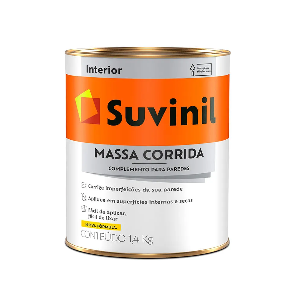 MASSA CORRIDA 1,4KG SUVINIL IP31