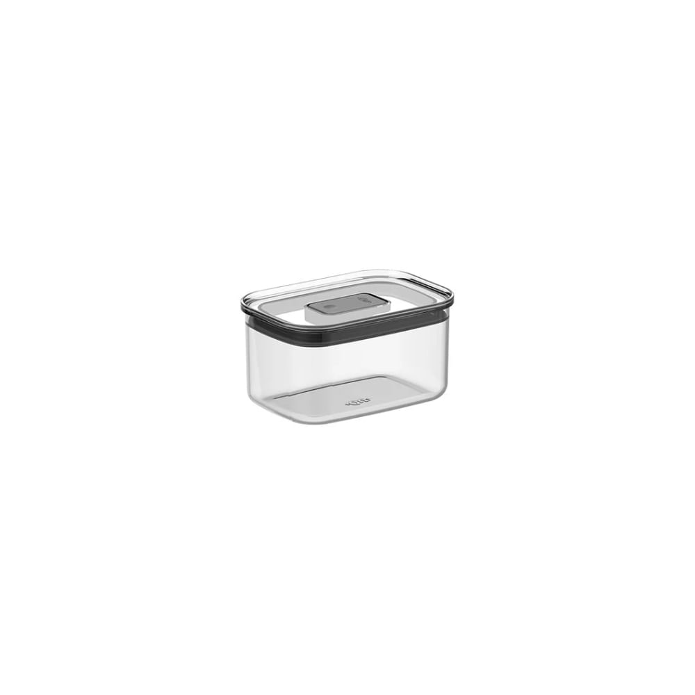 Pote Hermético Duo Lock Retangular 650Ml Natural - Ou