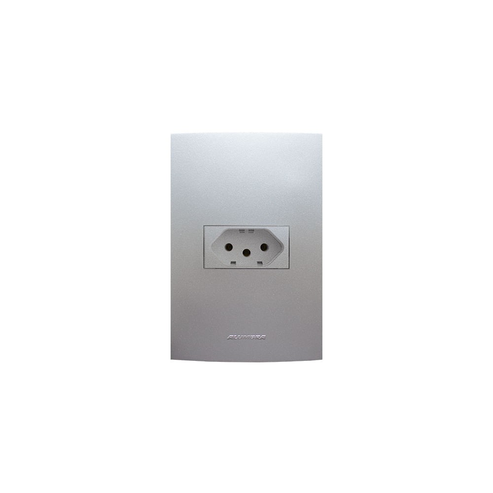 Tomada 20A com Placa 4X2 Inova Pro Class Titanium Alumbra