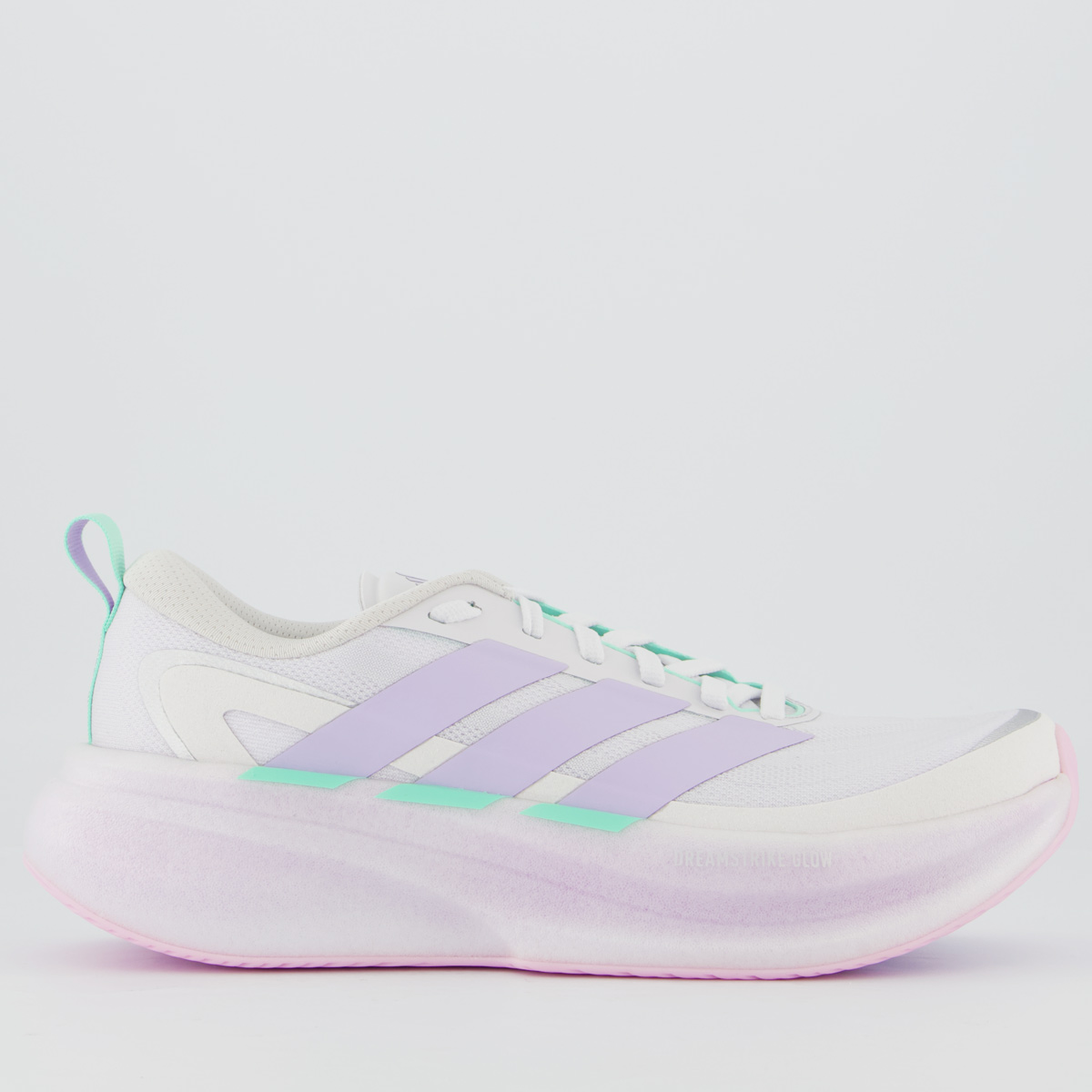 Tênis Adidas Supernova Glide Feminino Cinza e Lilás