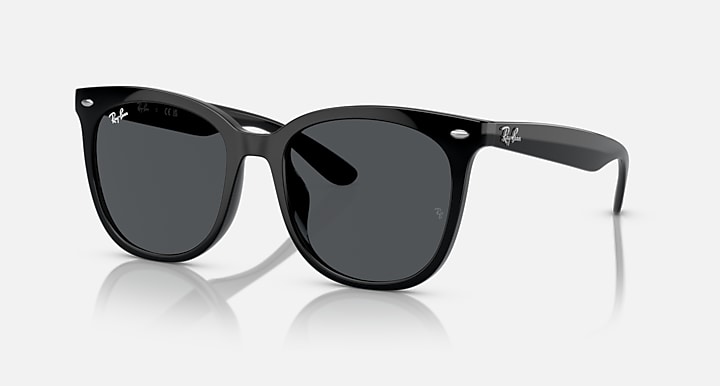 Ray-Ban Óculos De Sol Rb4379d - Quadro Preto Lente Cinza 55-19