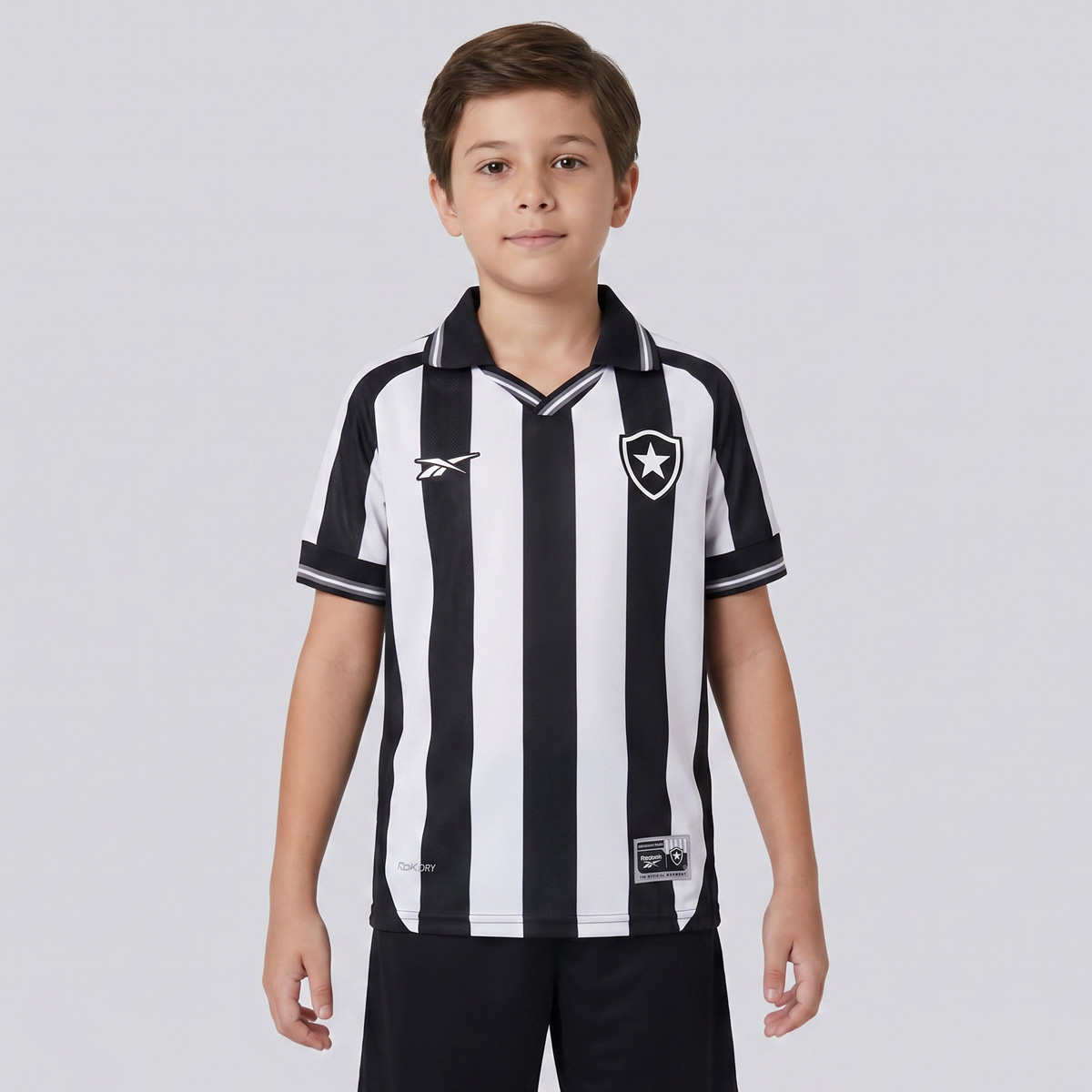 Camisa Reebok Botafogo I 2025 Juvenil