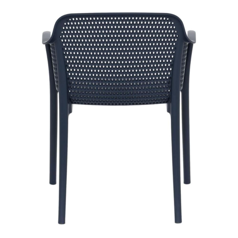 Foto 2 de Cadeira Frisk com Braços em Polipropileno Azul Navy Tramontina