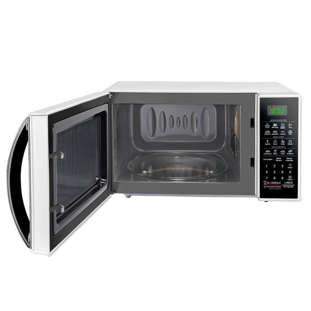 Foto 5 de Micro-ondas de Bancada LG MS3091BC 30L Branco com Easyclean e Função Eco On 220V