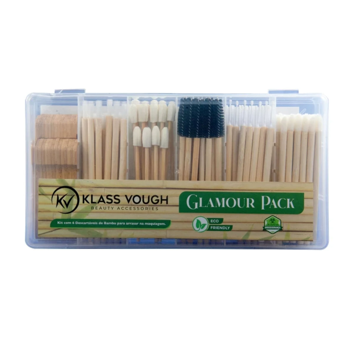 Kit de Bambu Descartáveis Glamour Pack - 150 Unidades