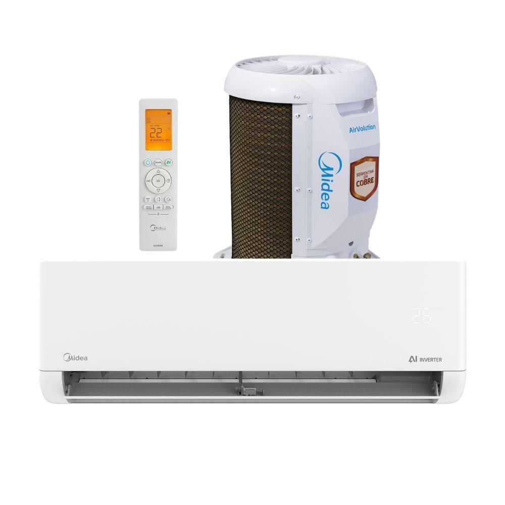 Ar Condicionado Split 18000 BTUs Inverter AI AirVolution Frio Midea 42EFVCB18M5x38TAVCB18M5 220V