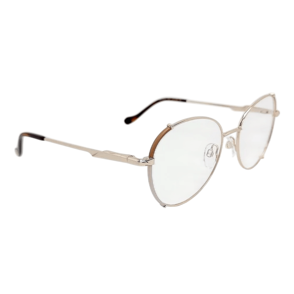 Armação de Óculos de Grau Ana Hickmann AH10054 Feminino Gatinho Metal Dourado