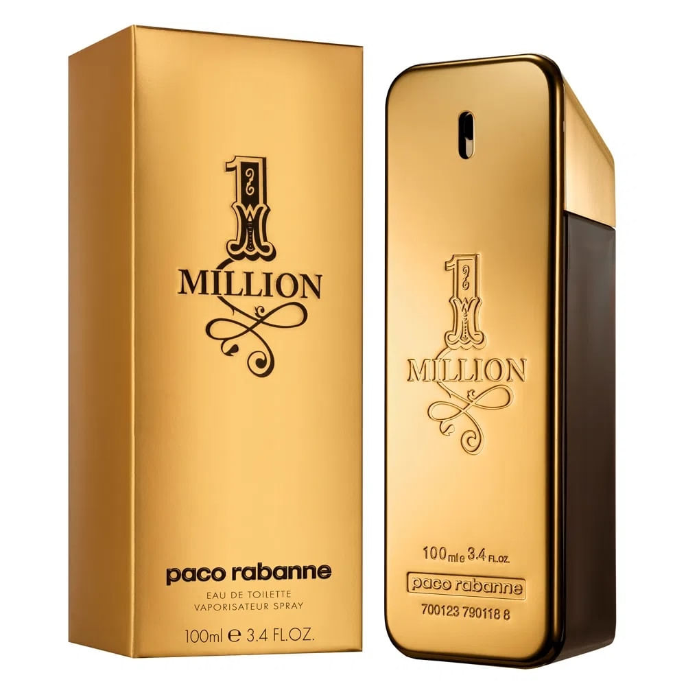1 Million Rabanne Masculino Eau de Toilette 100Ml
