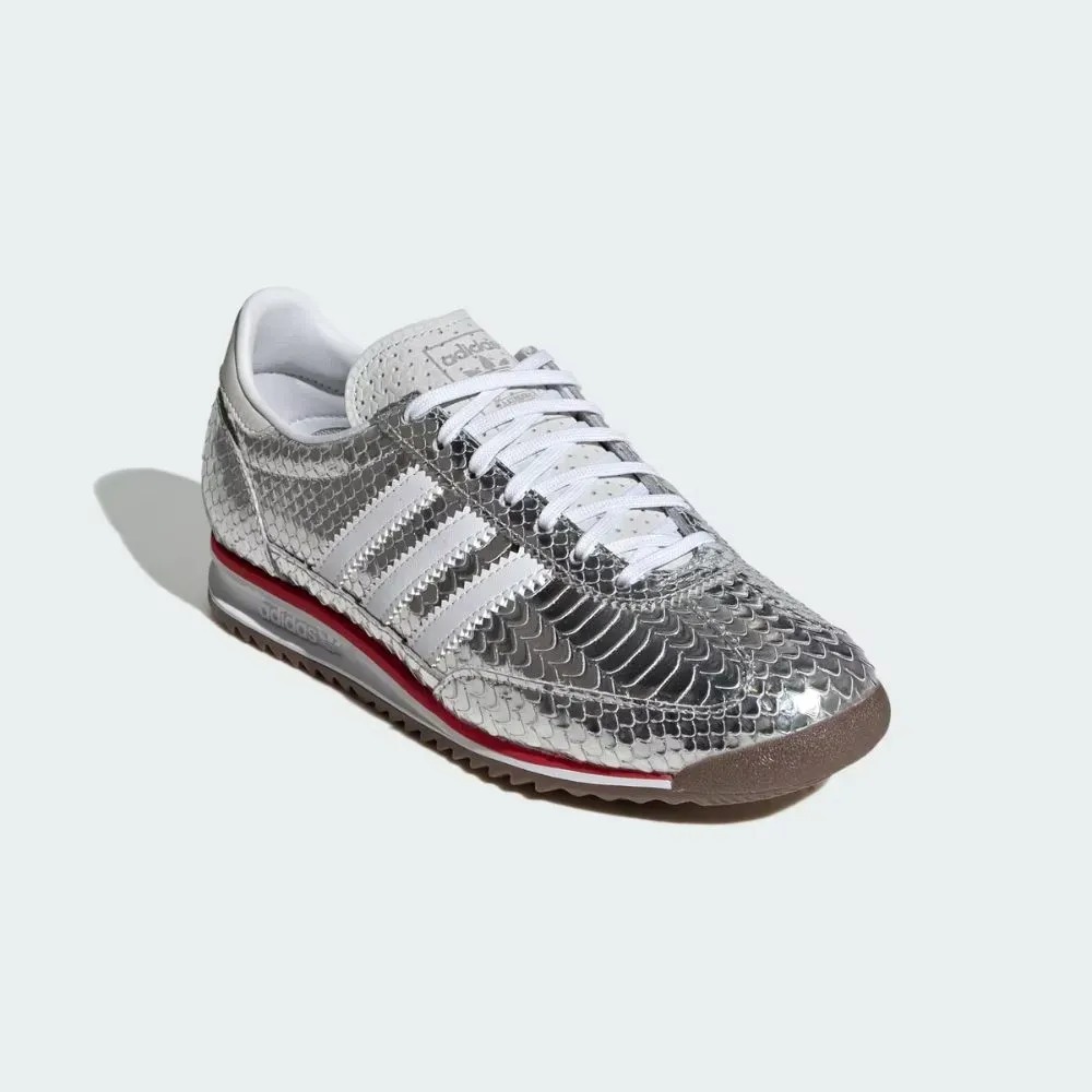 adidas SL 72 OG Silver Metallic Cloud White Feminino — 34 / 35 / 36 / 37 / 38 / 39, Novo