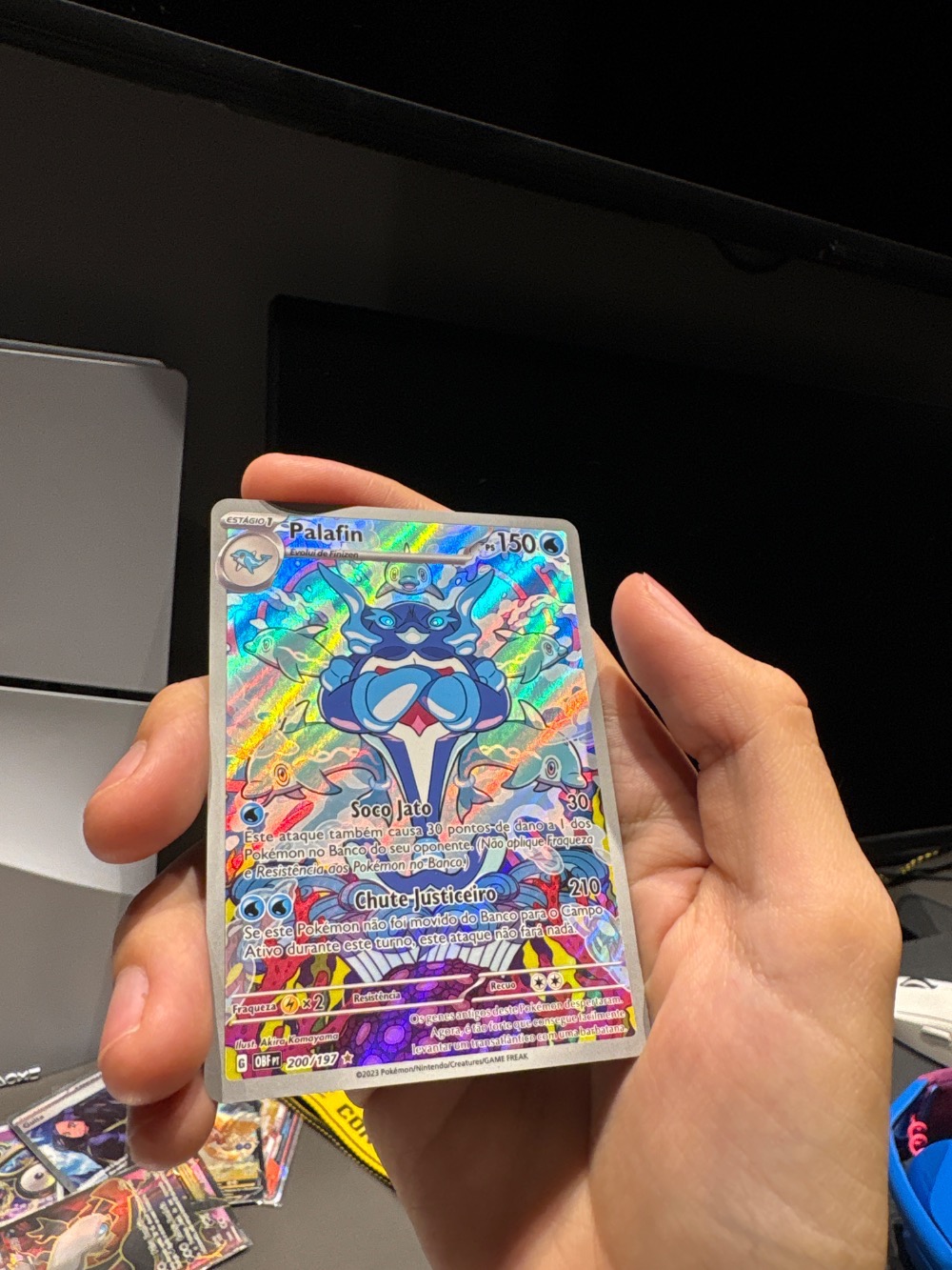 Palafin (200/197) Obsidiana em Chamas Pokémon TCG — Lightly Played, Usado