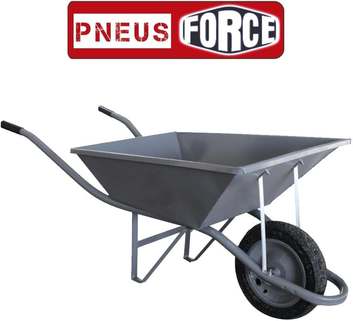 [Regional] Carrinho de Mão Esfera CH22-45 Litros Pneu Maciço Force 3,25x8 Cinza
