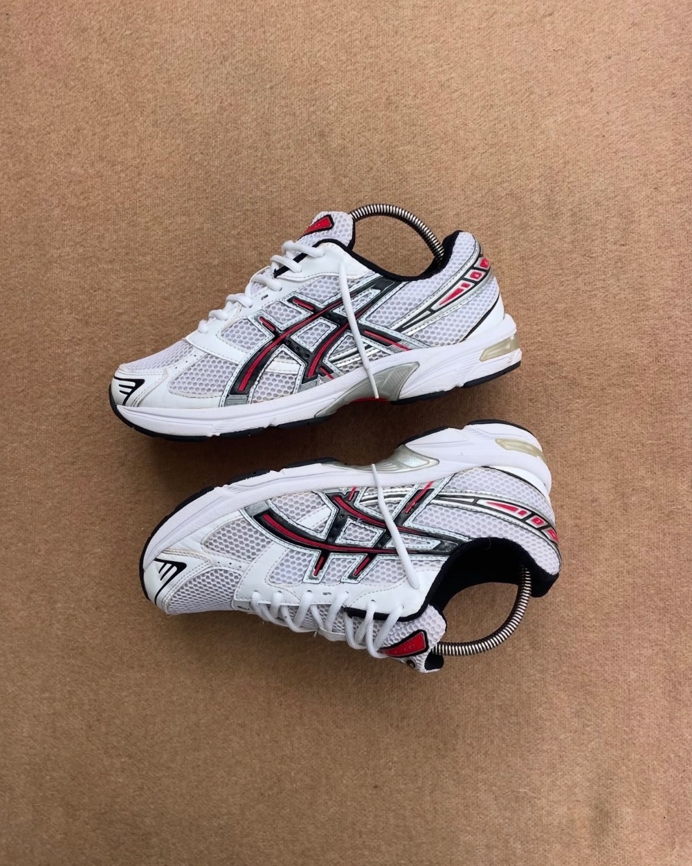 Asics Gel-1130 White Red Snapper — 37.5, Novo