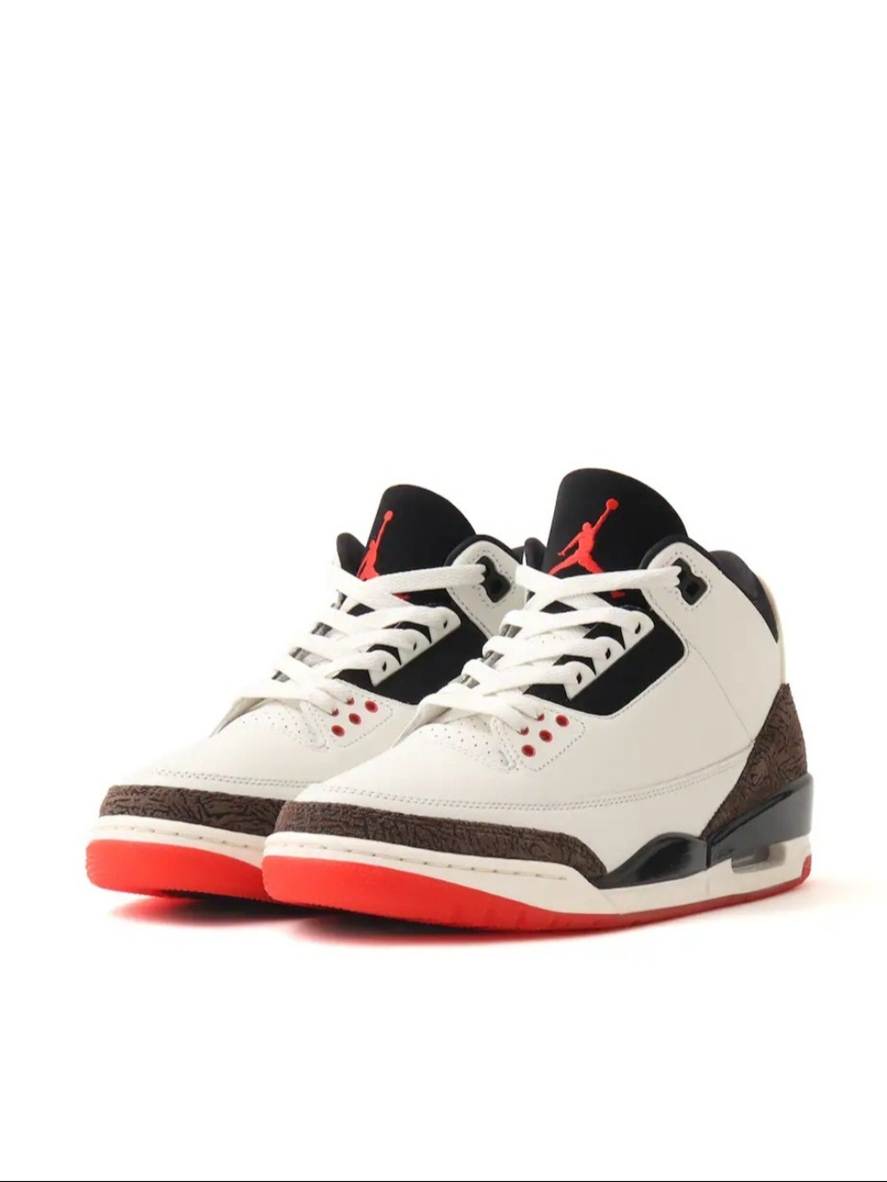 Air Jordan 3 Sail University Red — 38, Novo