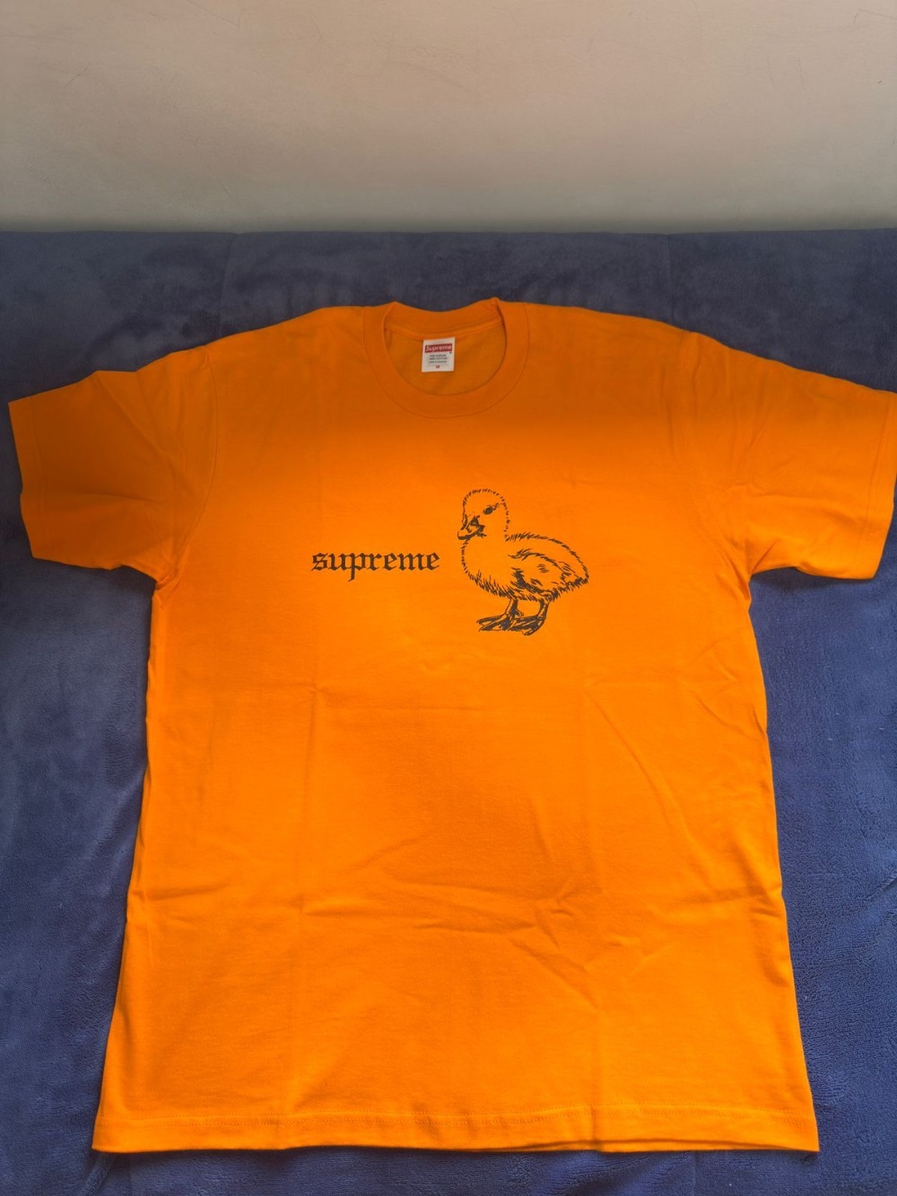 Camiseta Supreme Duck Orange SS26-W1 — M, Novo