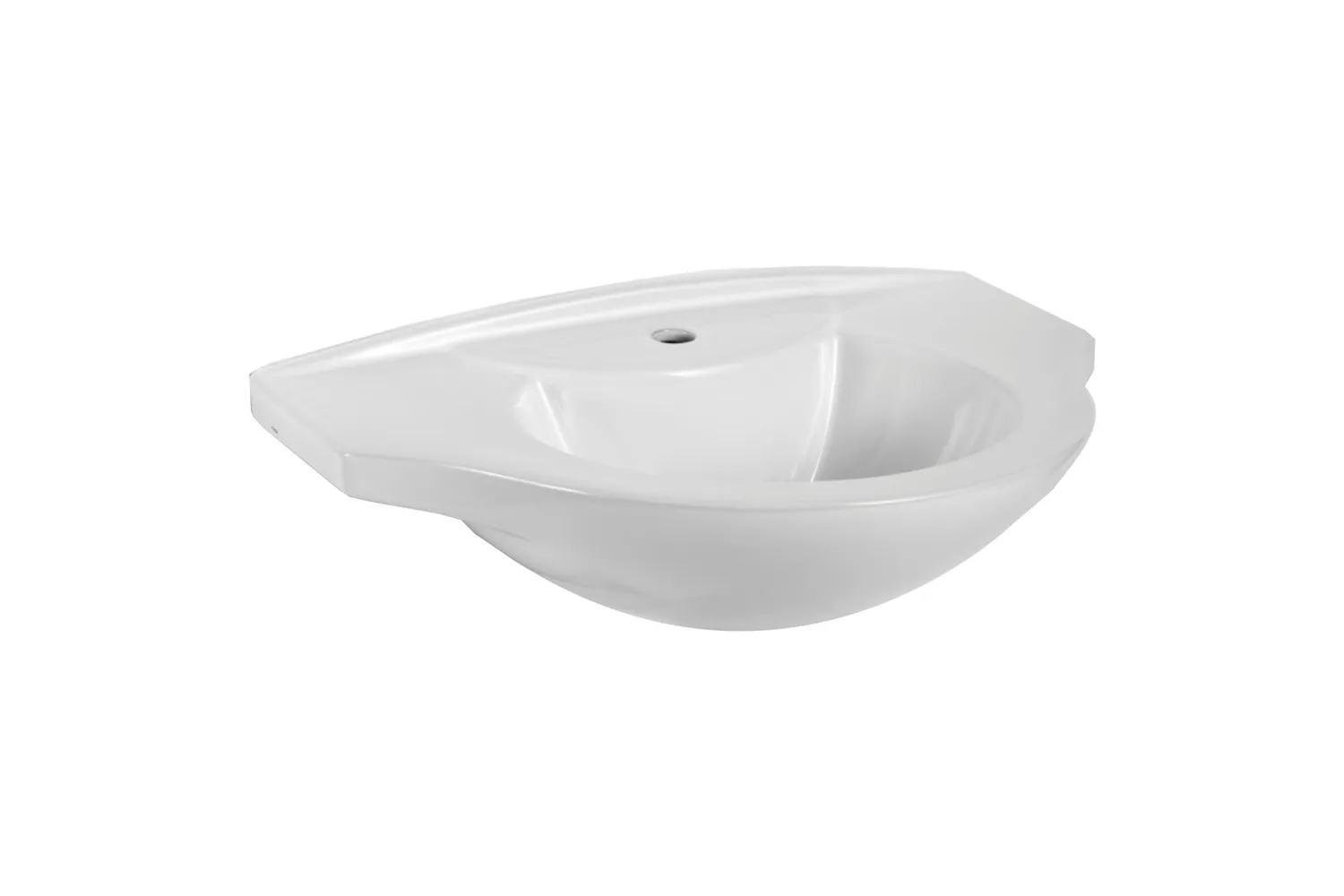 IL93 LAVATORIO P/ COLUNA LUNA 71X48 BRANCO ICASA