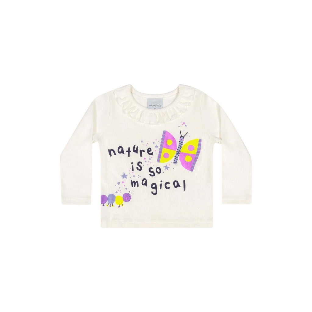 Blusa Ribana para Bebê Menina Quimby