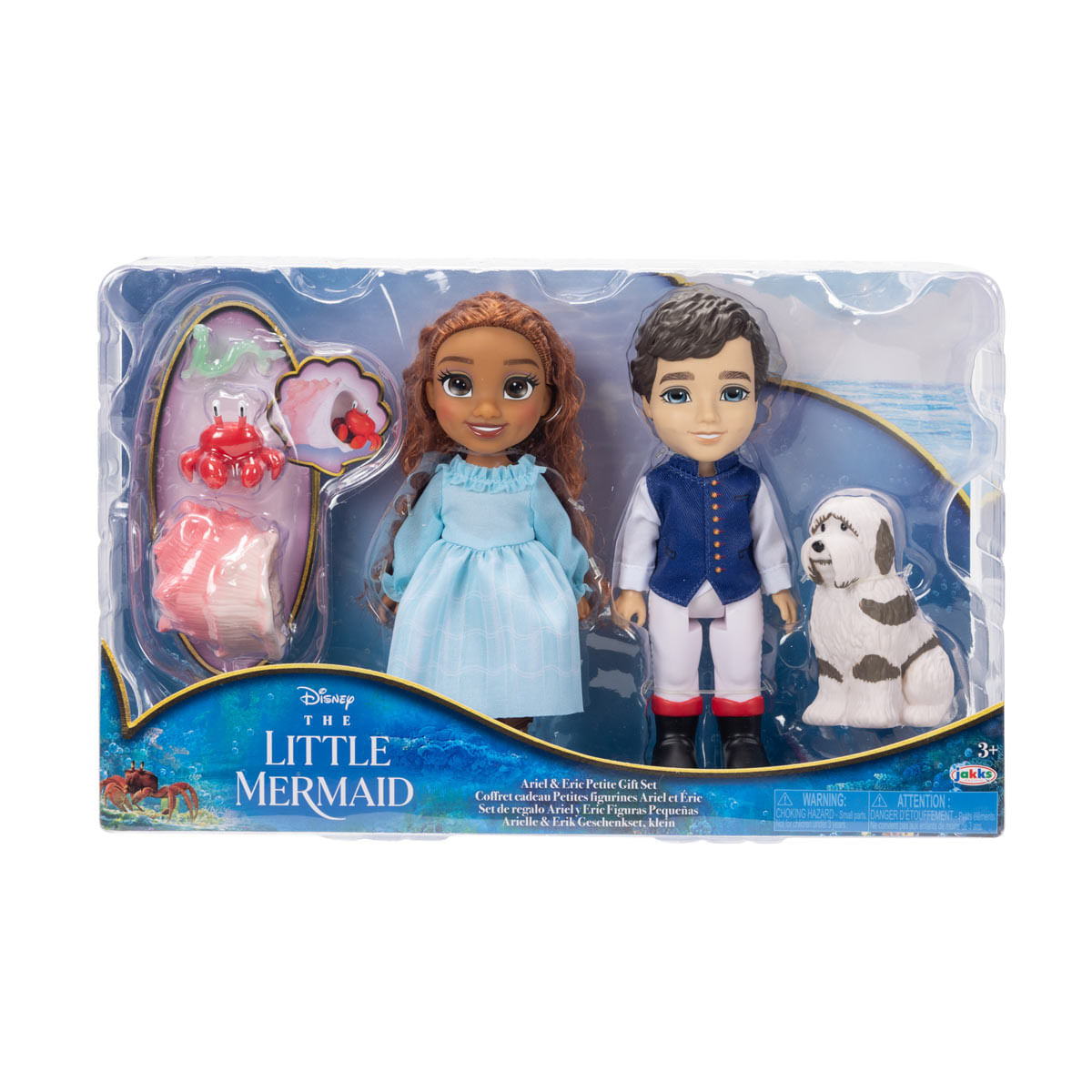 A Pequena Sereia - Set De Bonecas Com Ariel E Eric