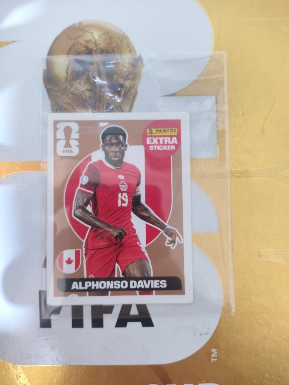 Figurinha Panini Alphonso Davies Legend Bronze FIFA World Cup 2026 — Near Mint, Novo