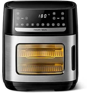 Philips Walita Fritadeira Airfryer Forno 12 Litros, Preta, 110V