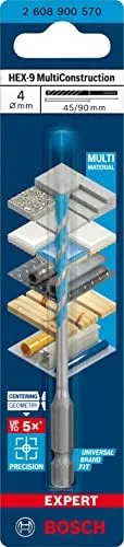 BROCA MULTICONSTRUC HEX-9 4X45X90 BOSCH