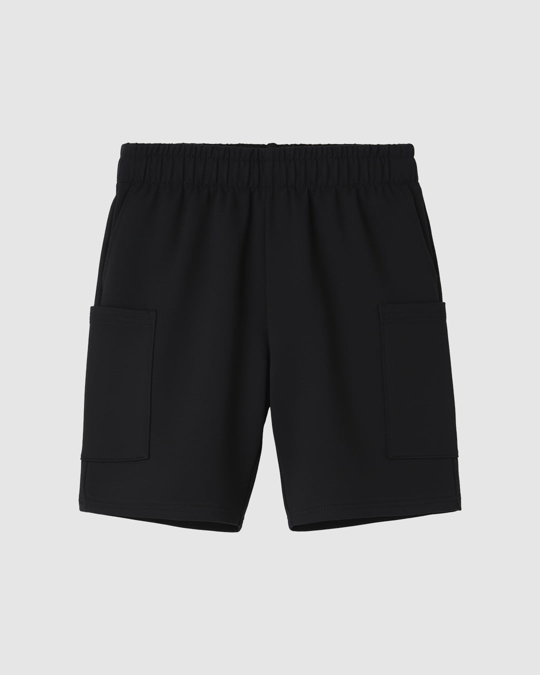 Bermuda Infantil Menino Bolso Perna Lateral Em Algodão Malwee Kids — Preto - 1