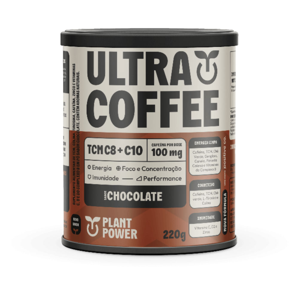 Ultracoffee Chocolate 220g - Plant Power